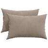 vidaXL Pohovkov&eacute; pol&scaron;t&aacute;ře 2 ks textil Taupe 60 x 40 cm