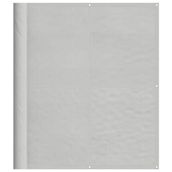 vidaXL Balkonov&aacute; z&aacute;stěna světle &scaron;ed&aacute; 120x700 cm 100% polyester oxford