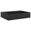 vidaXL Umyvadlo 50x38x11 cm miner&aacute;ln&iacute;/mramorov&yacute; kompozit čern&eacute;
