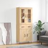 vidaXL Skř&iacute;ň highboard dub sonoma 69,5 x 34 x 180 cm kompozitn&iacute; dřevo