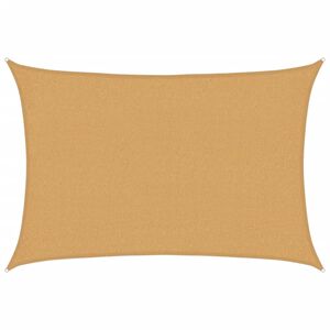 vidaXL Plachta proti slunci 160 g/m&sup2; obd&eacute;ln&iacute;k p&iacute;skov&aacute; 2 x 2,5 m HDPE