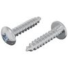 vidaXL Dřevěn&eacute; &scaron;rouby 2 ks Stř&iacute;brn&aacute; M4 x 20 mm Ocel