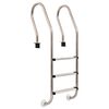 vidaXL Baz&eacute;nov&eacute; schůdky 3 stupně nerezov&aacute; ocel 304 120 cm