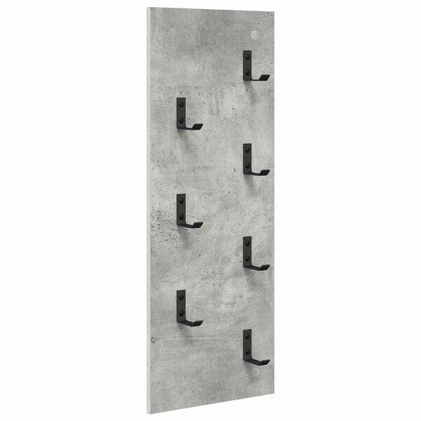 vidaXL N&aacute;stěnn&yacute; vě&scaron;&aacute;k na kab&aacute;ty Betonově &scaron;ed&aacute; 30 x 1,5 x 80 cm