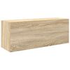 vidaXL Koupelnov&aacute; n&aacute;stěnn&aacute; skř&iacute;ňka dub sonoma 80x25x30 cm kompozit