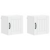 vidaXL N&aacute;stěnn&aacute; skř&iacute;ňka LUCCA 2 pcs B&iacute;l&aacute; 40 x 31 x 40 cm