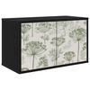 vidaXL N&aacute;stěnn&aacute; TV skř&iacute;ň GOTHA 69 x 33 x 40 cm Čern&yacute; dub