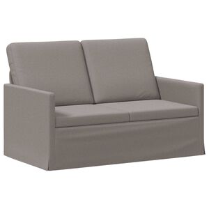 vidaXL Pohovka pro 2 osoby Taupe 130 x 81 x 82 cm Textil