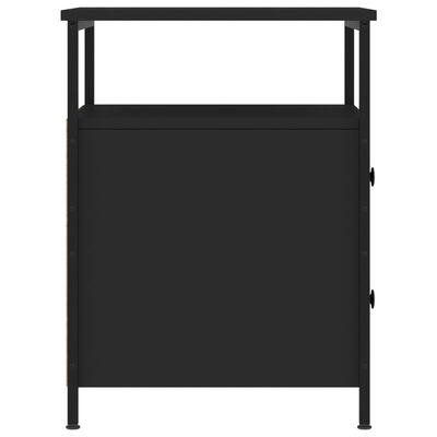 vidaXL Noční stolek černý 44 x 45 x 60 cm kompozitní dřevo