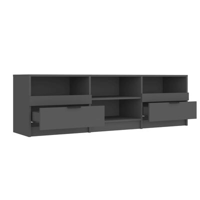 vidaXL TV skříňka černá 150 x 33,5 x 45 cm kompozitní dřevo