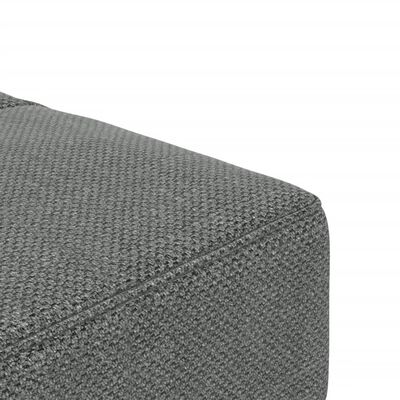 vidaXL 2místná rozkládací pohovka se 2 polštáři tmavě šedá textil