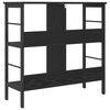 vidaXL Knihovna Čern&yacute; dub 82 x 32 x 79 cm kompozitn&iacute; dřevo