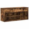 vidaXL Botn&iacute;k kouřov&yacute; dub 102x30,5x45 cm kompozitn&iacute; dřevo