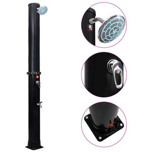 Zahradn&iacute; sol&aacute;rn&iacute; sprcha se sprchovou hlavic&iacute; a kohoutkem 40 l