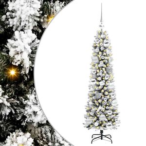 vidaXL Uměl&yacute; v&aacute;nočn&iacute; stromeček B&iacute;l&aacute; 120 cm PVC, kov a plast