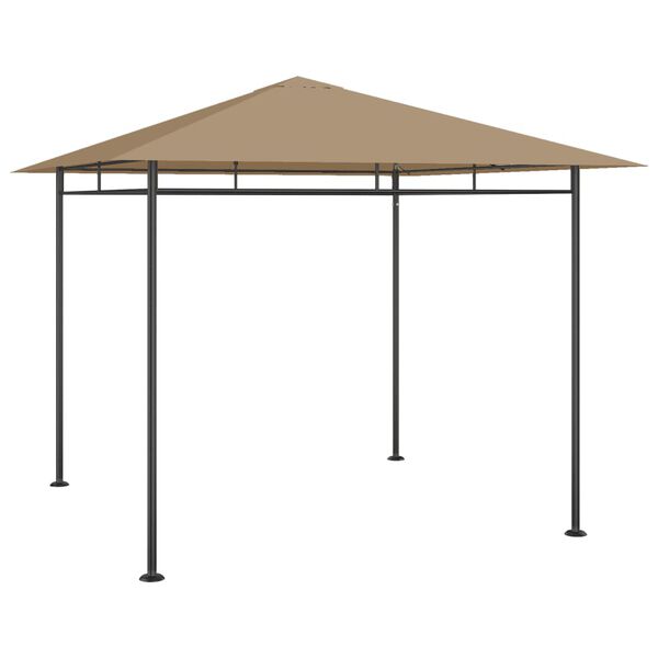 vidaXL Altán 3 x 3 x 2,7 m taupe 180 g/m²