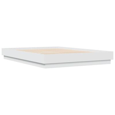 vidaXL Rám postele bílý 140 x 200 cm kompozitní dřevo