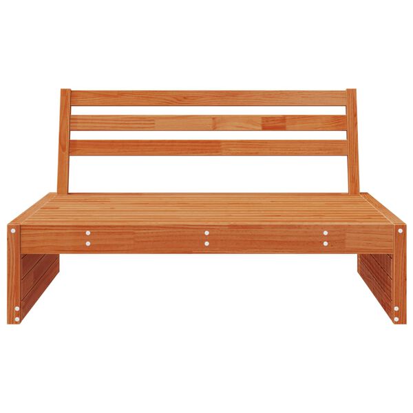 vidaXL Středn&iacute; pohovka do zahrady Masivn&iacute; borovicov&eacute; dřevo