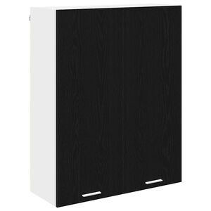 vidaXL Z&aacute;věsn&aacute; skř&iacute;ňka Čern&yacute; dub 80 x 31 x 100 cm kompozitn&iacute; dřevo