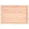vidaXL Stoln&iacute; deska 80x50x(2-6) cm neo&scaron;etřen&yacute; masivn&iacute; dřevo živ&aacute; hrana