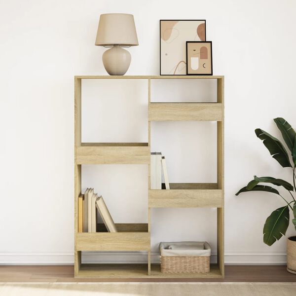 vidaXL Knihovna dub sonoma 100 x 33 x 135 cm kompozitn&iacute; dřevo