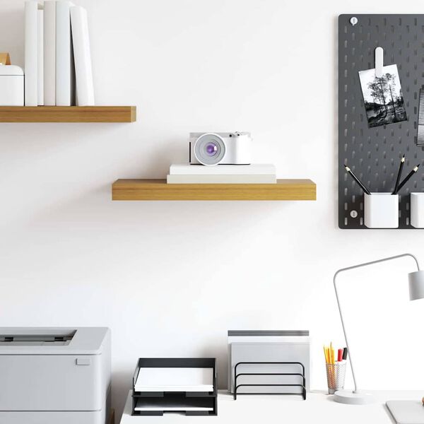 vidaXL N&aacute;stěnn&aacute; polička B&eacute;žov&aacute; 50 x 23 x 4 cm kompozitn&iacute; dřevo