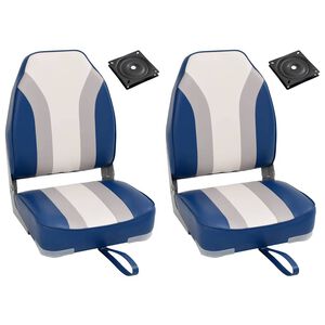 vidaXL Skl&aacute;dac&iacute; křesla do člunu 2 ks s vysok&yacute;mi opěradly