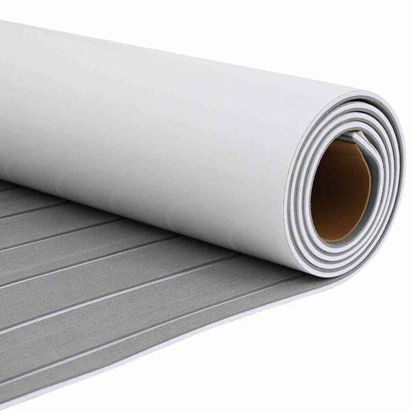 vidaXL Podlaha pro čluny Světlá šedá a bílá 240 x 90 cm EVA pěna