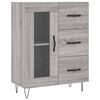 vidaXL Skříň highboard šedá sonoma 69,5 x 34 x 180 cm kompozitní dřevo