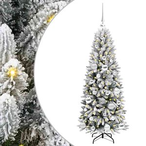 vidaXL Uměl&yacute; v&aacute;nočn&iacute; stromeček B&iacute;l&aacute; 120 cm PVC, plast, ocel a PE