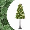 vidaXL Uměl&yacute; kloubov&yacute; v&aacute;nočn&iacute; stromeček s baňkami 120 cm 150 LED