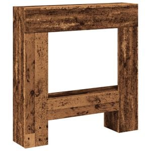 vidaXL Krbov&aacute; obestavba old wood 81 x 18 x 82 cm kompozitn&iacute; dřevo