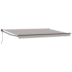 vidaXL Mark&yacute;za Světle &scaron;ed&aacute; 450 x 300 x 165 cm Polyester a kov
