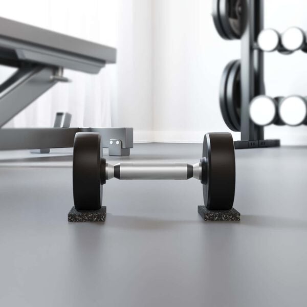 vidaXL Gumový válec Černá Guma