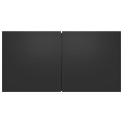 vidaXL 7dílný set TV skříněk černý dřevotříska