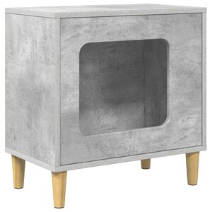 vidaXL Kočič&iacute; dům Beton 51 x 30 x 52 cm Kompozitn&iacute; dřevo