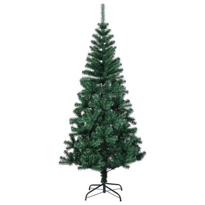 vidaXL Umělý vánoční stromek s duhovým jehličím zelený 150 cm PVC