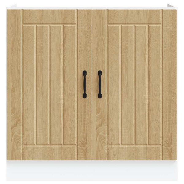 vidaXL Skř&iacute;ňka pod umyvadlo "Lucca" dub sonoma kompozitn&iacute; dřevo