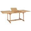 vidaXL Rozkl&aacute;dac&iacute; zahradn&iacute; stůl (150&ndash;200) x 100 x 75 cm masivn&iacute; teak