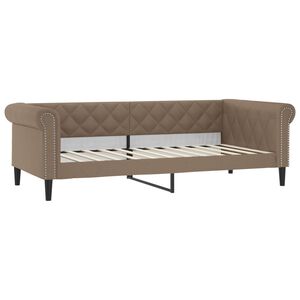 vidaXL V&aacute;lenda cappuccino 80 x 200 cm uměl&aacute; kůže