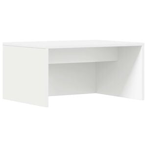 vidaXL N&aacute;stěnn&yacute; stolek B&iacute;l&aacute; Kompozitn&iacute; dřevo 60 x 45 x 30 cm