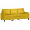 vidaXL 4dílná sedací souprava žlutá samet