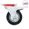 vidaXL 32 ks otočn&aacute; kolečka 100 mm