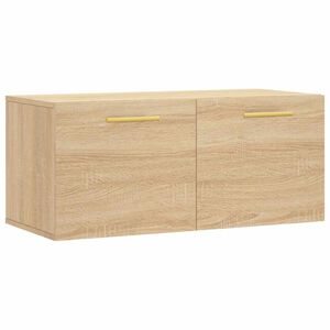 vidaXL N&aacute;stěnn&aacute; skř&iacute;ňka dub sonoma 80 x 36,5 x 35 cm kompozitn&iacute; dřevo