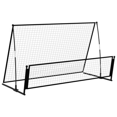 vidaXL Fotbalový rebounder 2 v 1 202 x 104 x 120 cm ocel