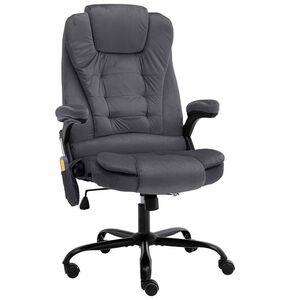 vidaXL Mas&aacute;žn&iacute; kancel&aacute;řsk&aacute; židle tmavě &scaron;ed&aacute; samet