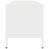 vidaXL TV skř&iacute;ňka b&iacute;l&aacute; 135 x 39 x 43,5 cm ocel v&aacute;lcovan&aacute; za studena