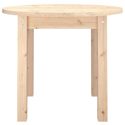 vidaXL Konferenční stolek Ø 55 x 45 cm masivní borové dřevo