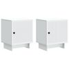 vidaXL Nočn&iacute; skř&iacute;ňka 2 pcs B&iacute;l&aacute; 43 x 34,5 x 50 cm Kompozitn&iacute; dřevo