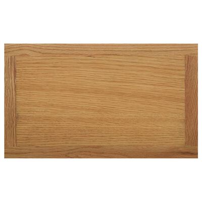 vidaXL Stolek na časopisy 45 x 27 x 42 cm masivní dubové dřevo